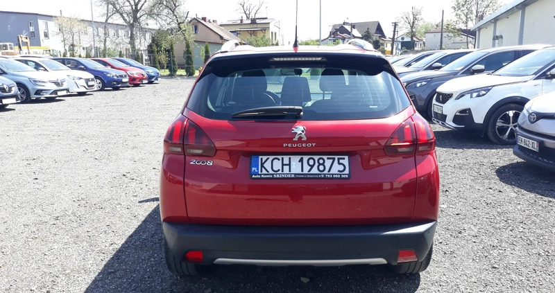 Peugeot 2008 cena 44999 przebieg: 106000, rok produkcji 2017 z Sompolno małe 121